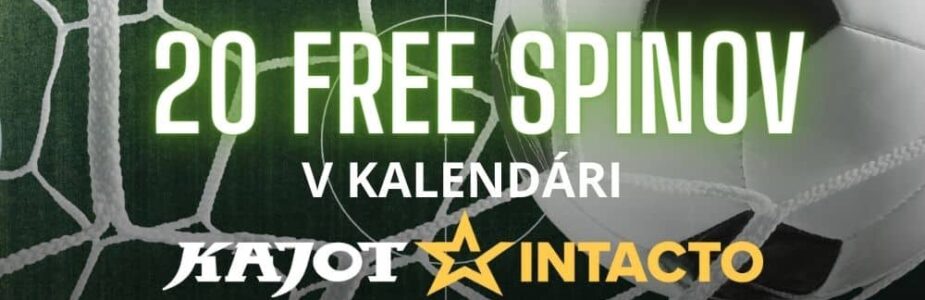 20 free spinov kajot intacto