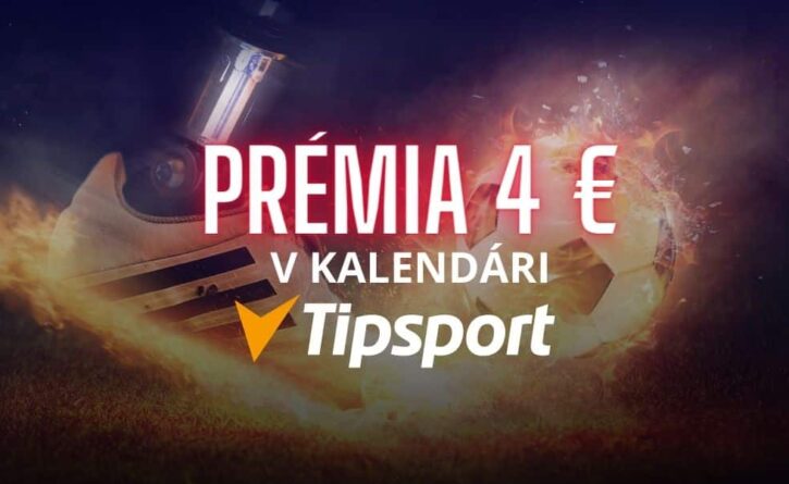 Tipsport prémia 4 eurá