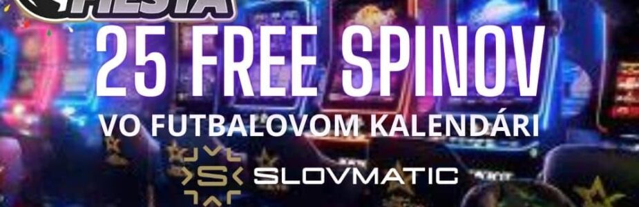 Slovmatic 25 free spinov