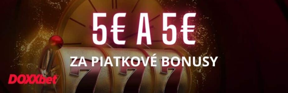 DOXXbet piatkové bonusy