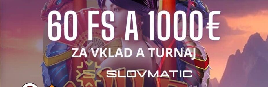 60 free spinov turnaj slovmatic