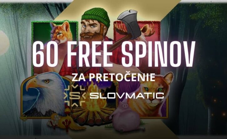 60 free spinov slovmatic