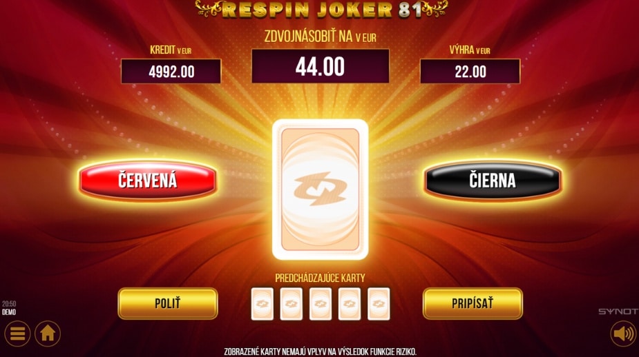 Respin Joker 81 online automat Gamble