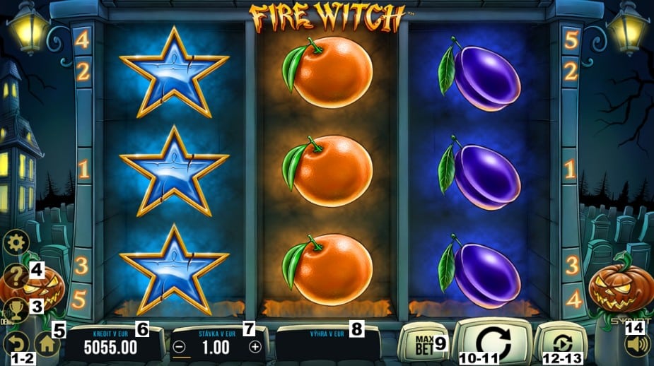 Ako hrať online herný automat Fire Witch