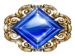 Symbol Modrý drahokam automatu Grand Gems od Synot