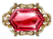 Symbol Červený drahokam automatu Grand Gems od Synot