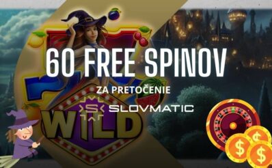 60 free spinov v Slovmatic