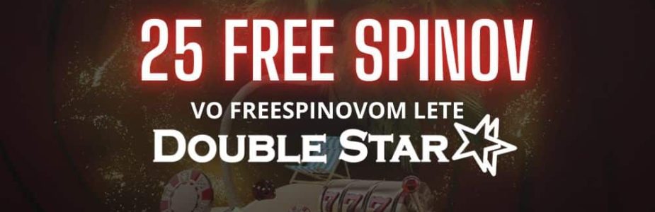 25 free spinov doublestar pondelok