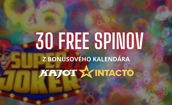 30 free spinov kajot intacto