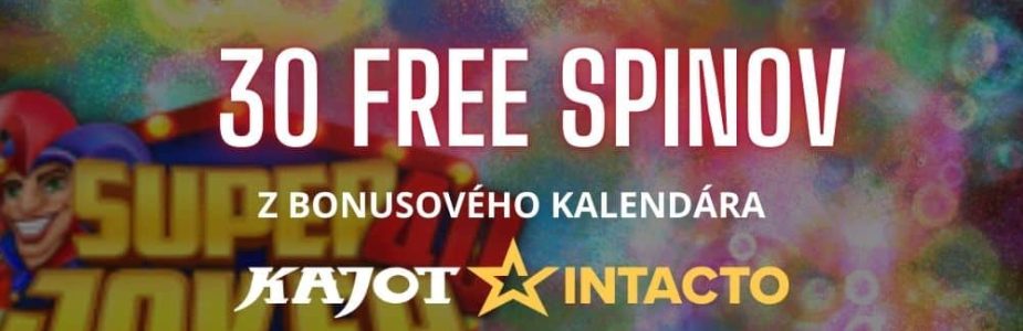 30 free spinov kajot intacto