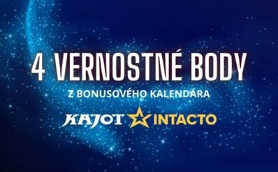 4 vernostné body kajot intacto