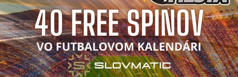 40 free spinov Slovmatic