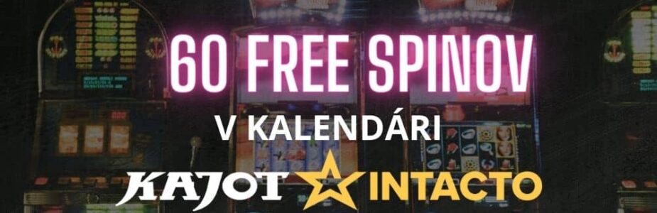 60 free spinov Kajot Intacto