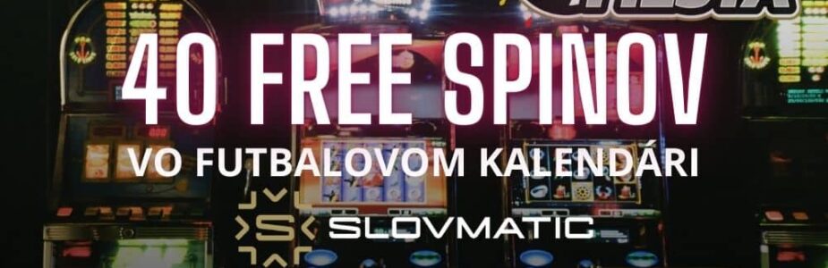 40 free spinov v Slovmatic nedeľa