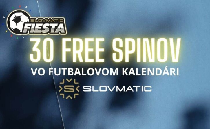 30 free spinov slovmatic