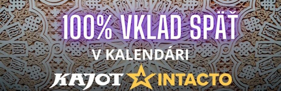 Kajot Intacto vkladacik jul