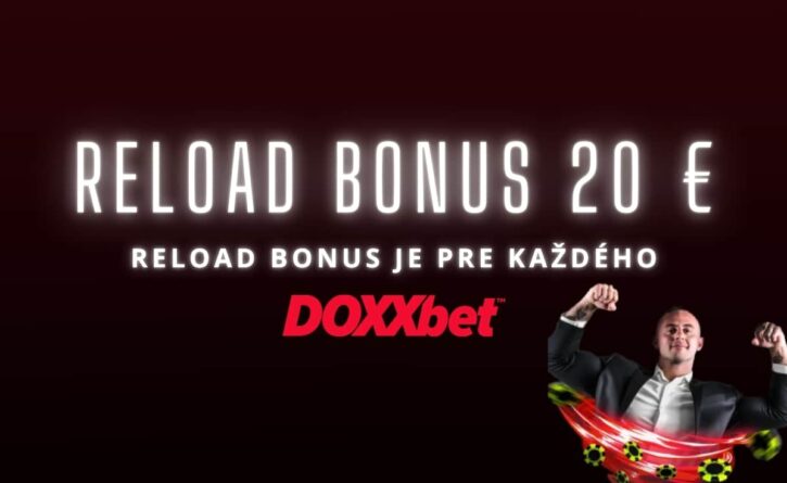 Reload bonus v Doxxbet kasíne