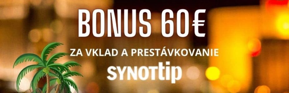 Bonus 60 eur SynotTip