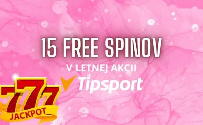 15 free spinov Tipsport