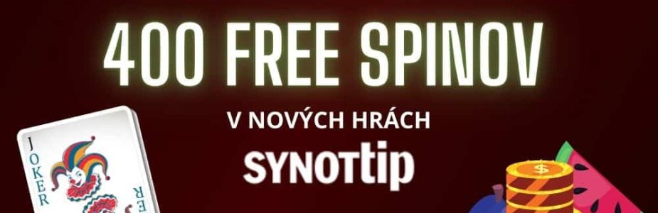 400 free spinov v SynotTip utorok