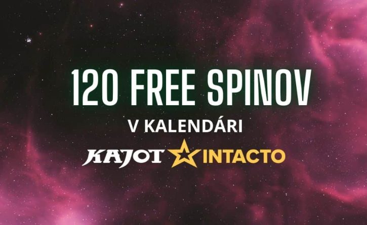 120 free spinov kajot intacto