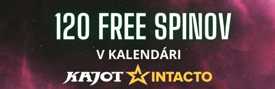 120 free spinov kajot intacto