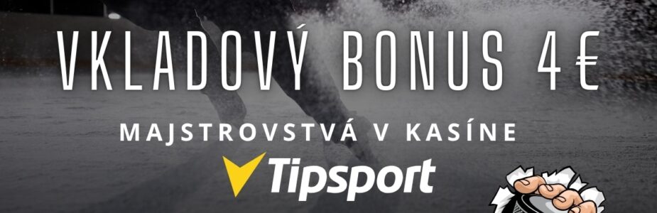 Bonus 4€ v Tipsport kasíne