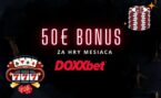 Hry mesiaca ti prinesú 50 eur v DOXXbet!