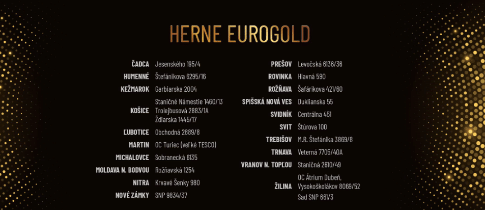 Kasína EUROGOLD