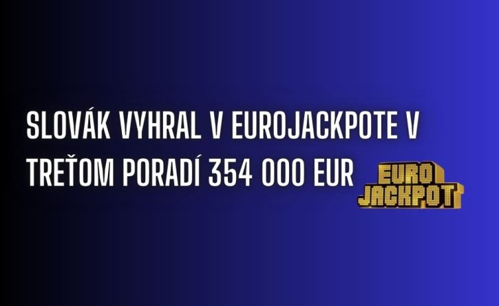 Na stupni víťazov Euroajckpotu sa objavil Slovák