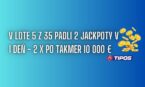 Malé Loto obšťastnilo výhrou jackpotu 2 výhercov