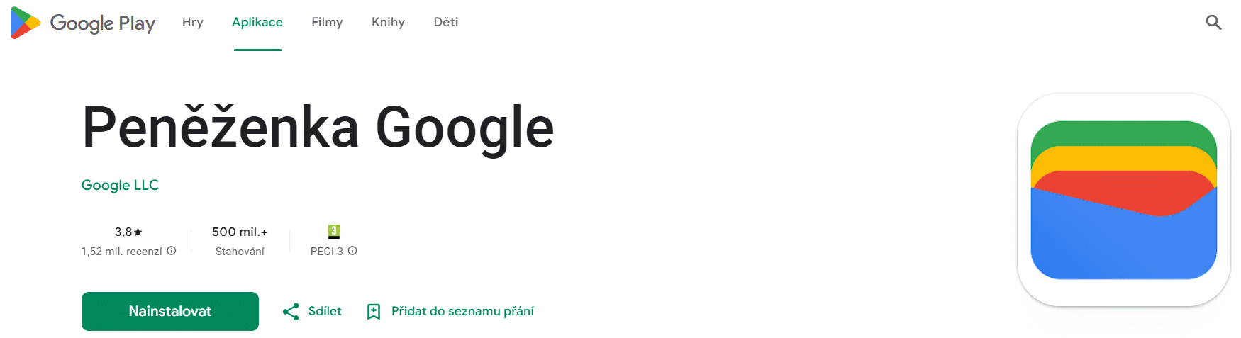 Google peňaženka