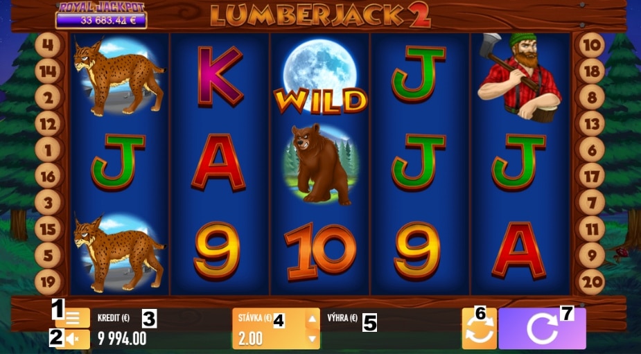 Ako hrať automat Lumberjack 2