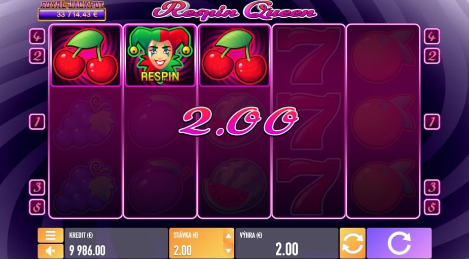 Respin Queen online automat Wild Respin