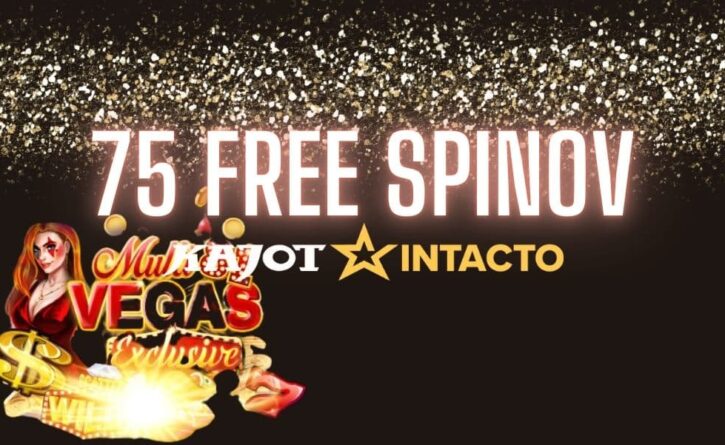 75 free spinov Kajot Intacto