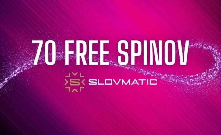 70 free spinov slovmatic