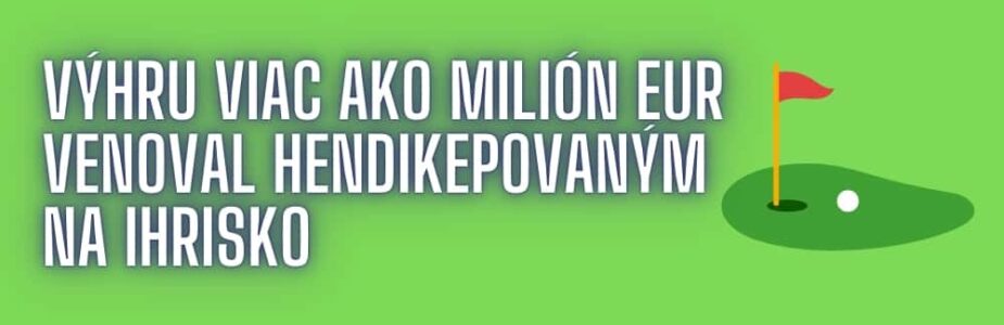 Z výhry viac ako milión eur postavil ihrisko pre hendikepovaných