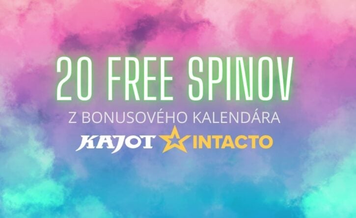 20 free spinov z bonusového kalendára Kajot Intacto