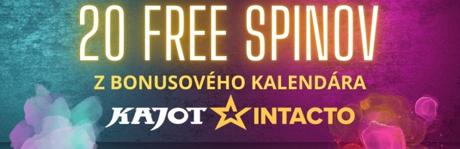 20 free spinov z bonusového kalendára Kajot Intacto