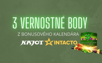 3 vernostné body v Kajot intacto