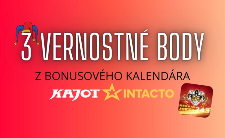 3 vernostné body z bonusového kalendára