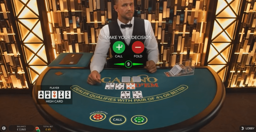 Poker live casino