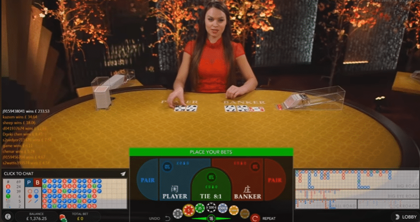 Baccarat live casino