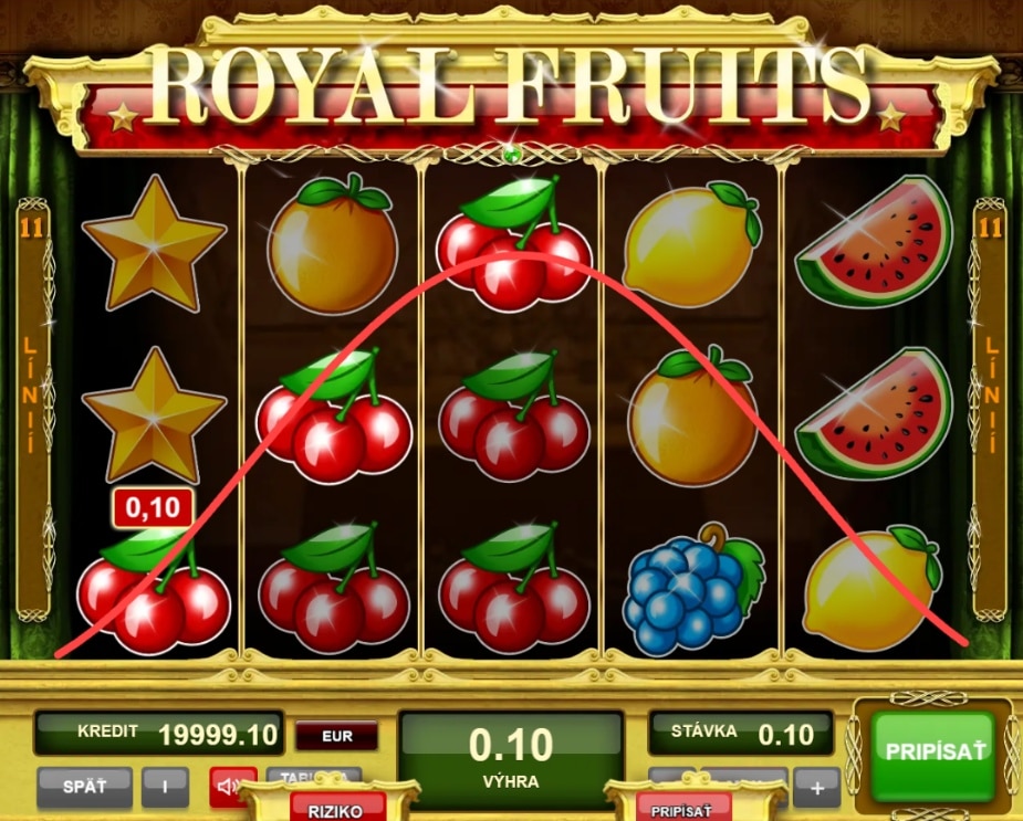 Téma a symboly Royal Fruits