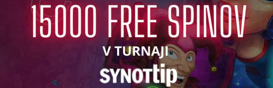 15 000 free spinov synottip