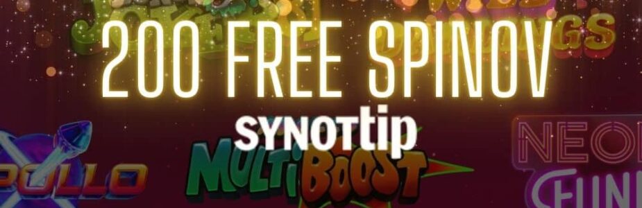 synottip 200 free spinov