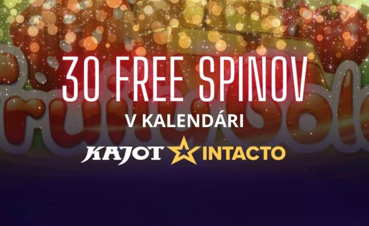 30 free spinov kajot intacto