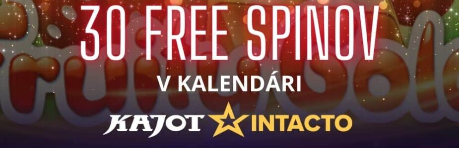 30 free spinov kajot intacto