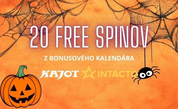 20 free spinov kajot intacto