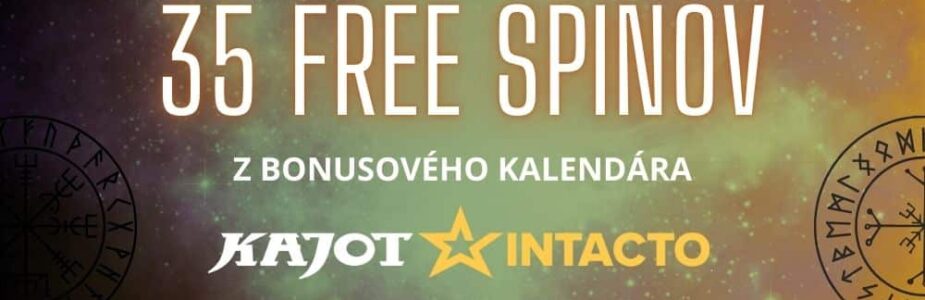 35 free spinov kajot intacto